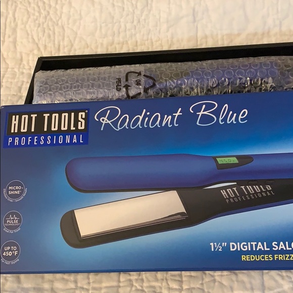 hot tools blue flat iron